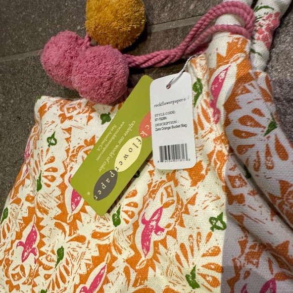 Rock flower paper bag. New. Never used. - Picture 4 of 8